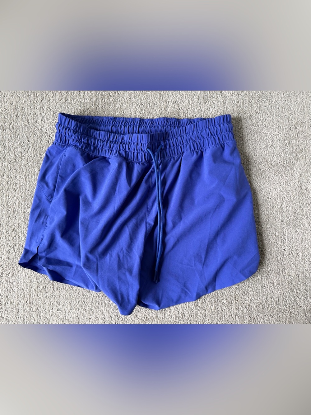 Athleta Deep Blue Pull-On Athletic Shorts